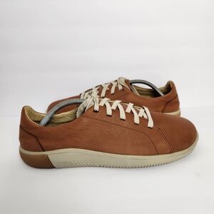 Keen KNX Mens Size 13 Brown Lace Oxford Tortoise Shell Plaza Taupe Shoes 1028977